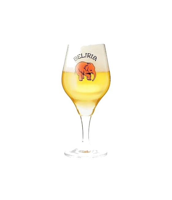 Delirium Deliria Bierglas, fles bij slijterij t Bockje in Bathmen