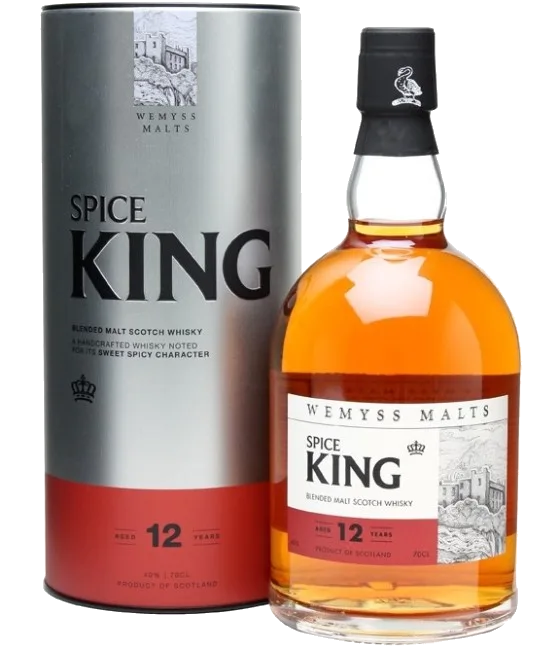 WEMYSS Spice King 12 years old, fles bij slijterij t Bockje in Bathmen