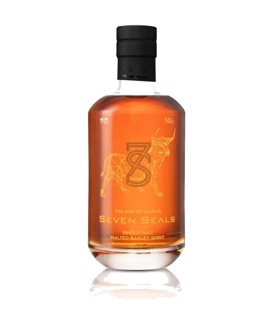 Seven Seals The Age of Taurus, fles bij slijterij t Bockje in Bathmen