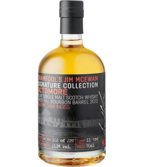 Dramfool Octomore Signature Collection 9.3, fles bij slijterij t Bockje in Bathmen