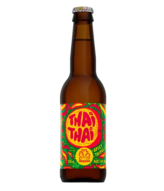 Oedipus Thai Thai Tripel, fles bij slijterij t Bockje in Bathmen