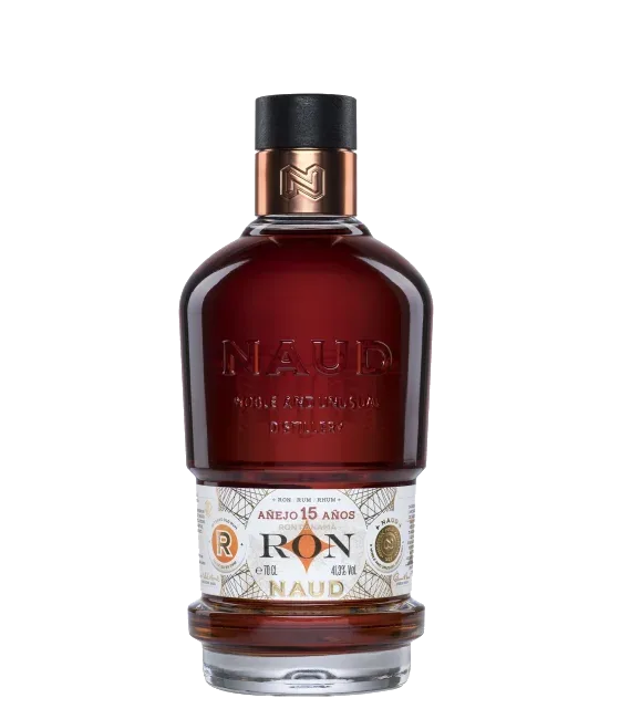 Naud Ron Panama Añejo 15 Años, fles bij slijterij t Bockje in Bathmen