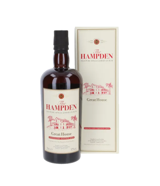 The Hampden Great House Distillery Edition 2024, fles bij slijterij t Bockje in Bathmen