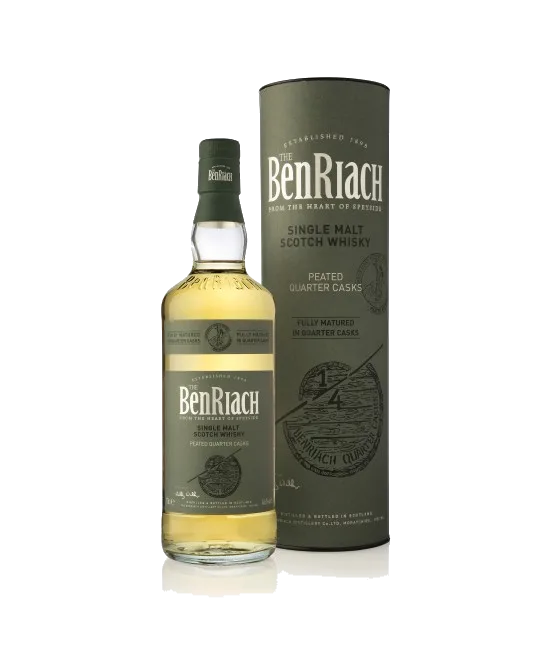 Benriach Peated Quarter Cask, fles bij slijterij t Bockje in Bathmen