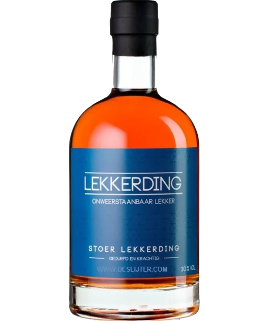 Stoer Lekkerding, fles bij slijterij t Bockje in Bathmen