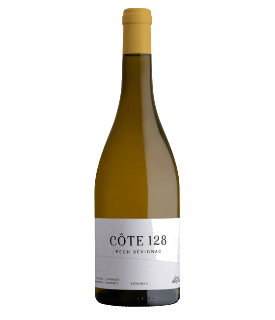 Laurent Miquel Côte 128 Pech Sevignac Viognier, fles bij slijterij t Bockje in Bathmen