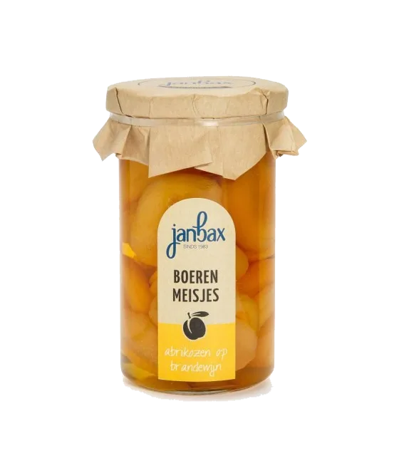 JanBax Boerenmeisjes, fles bij slijterij t Bockje in Bathmen
