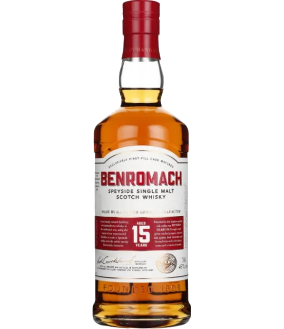 Benromach 15, fles bij slijterij t Bockje in Bathmen