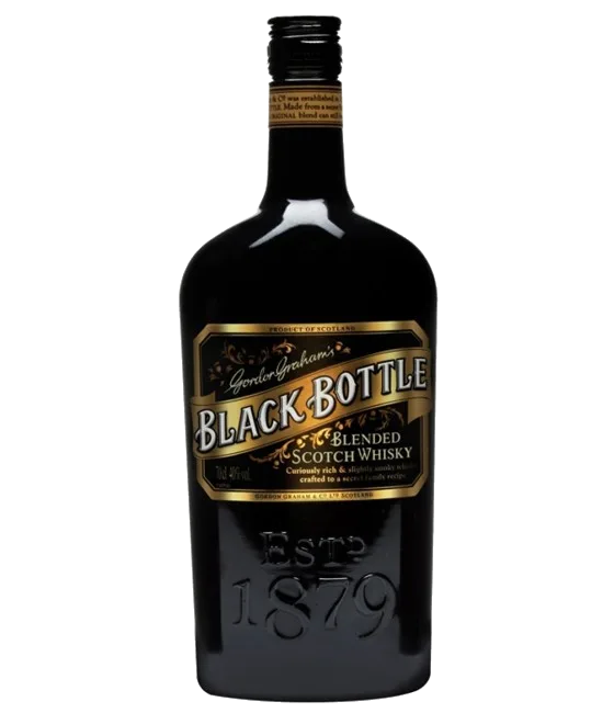 Black Bottle, fles bij slijterij t Bockje in Bathmen
