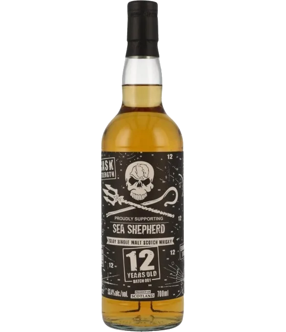 Sea Shepherd Islay Single Malt Scotch Whisky 12Y, fles bij slijterij t Bockje in Bathmen