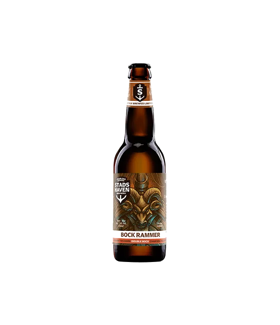 Stadshaven Bock Rammer, fles bij slijterij t Bockje in Bathmen
