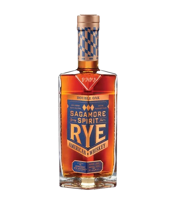 Sagamore American Straight Rye Whiskey Double Oak, fles bij slijterij t Bockje in Bathmen