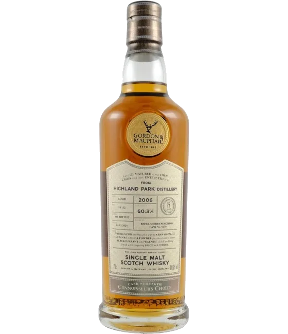 Gordon & MacPhail Connoisseurs Choice Highland Park 2006 #4270, fles bij slijterij t Bockje in Bathmen