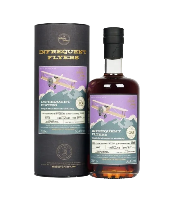 Infrequent Flyers Loch Lomond Croftengea 16 Years Old 2005, fles bij slijterij t Bockje in Bathmen