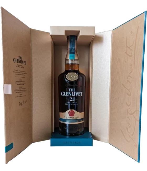 Glenlivet 21 Years Old The Sample Room, fles bij slijterij t Bockje in Bathmen
