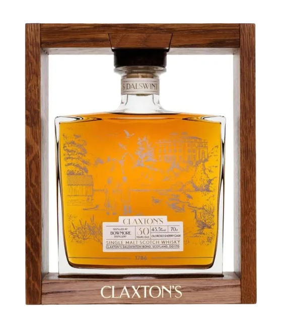 Claxton’s 30 Years Old Dalswinton Bowmore 1992, fles bij slijterij t Bockje in Bathmen
