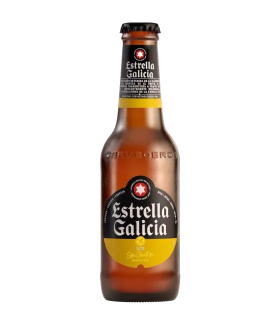 Estrella Galicia Glutenvrij, fles bij slijterij t Bockje in Bathmen