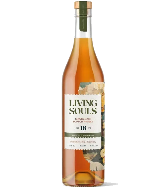 Living Souls Ledaig 18 Years Old, fles bij slijterij t Bockje in Bathmen