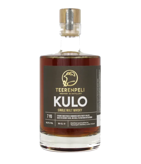 Teerenpeli Kulo 7 Years Old, fles bij slijterij t Bockje in Bathmen