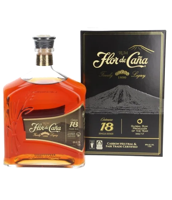 Flor de Cana Centenario 18 Years Old, fles bij slijterij t Bockje in Bathmen
