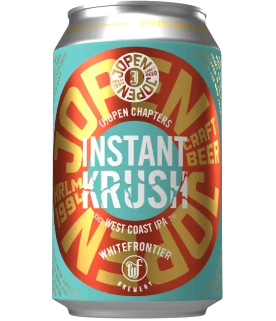 Jopen Chapter 1 Instant Krush Westcoast IPA, fles bij slijterij t Bockje in Bathmen