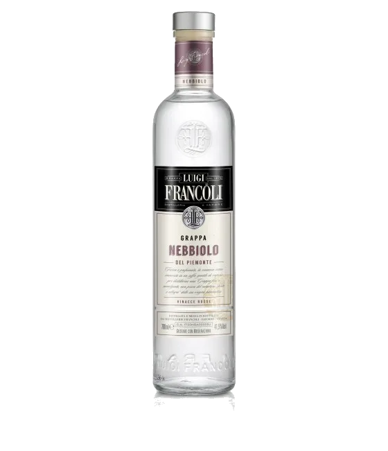 Francoli Grappa Nebbiolo, fles bij slijterij t Bockje in Bathmen