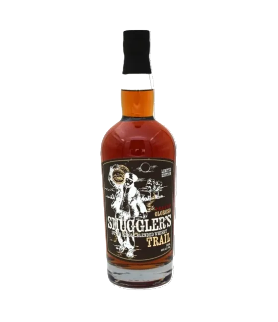 Smuggler’s Trail Peated Oloroso Dutch Single Blended Whisky, fles bij slijterij t Bockje in Bathmen