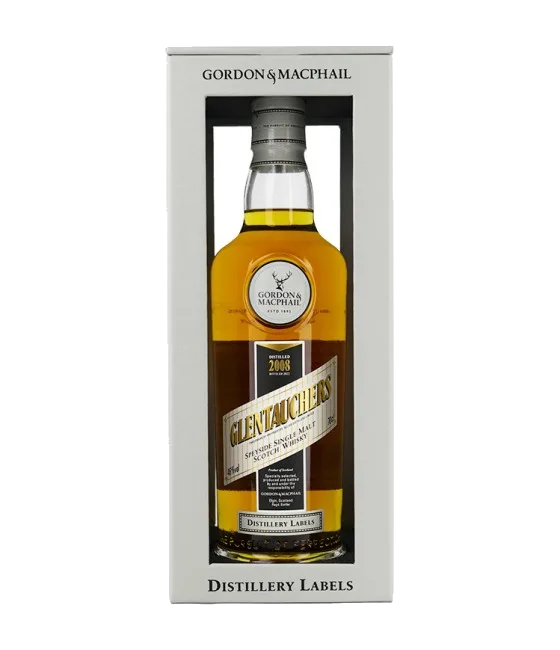 Gordon & Macphail Glentauchers 2008, fles bij slijterij t Bockje in Bathmen