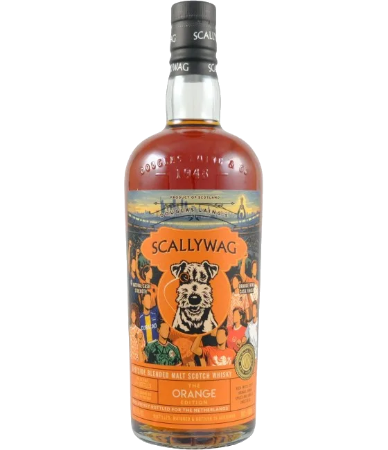 Scallywag The Orange Edition, fles bij slijterij t Bockje in Bathmen