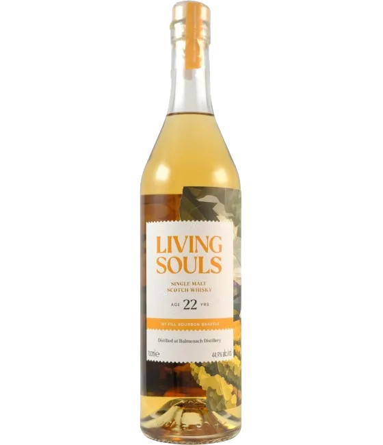 Living Souls Balmenach 22 Years Old, fles bij slijterij t Bockje in Bathmen