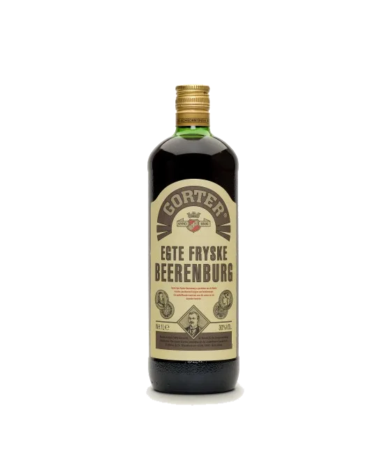 Gorter Beerenburg, fles bij slijterij t Bockje in Bathmen