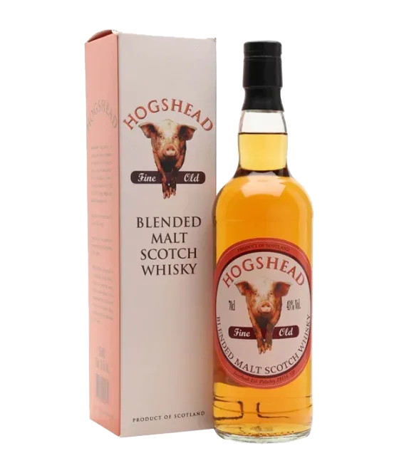 Hogshead Fine Old Blended Malt, fles bij slijterij t Bockje in Bathmen