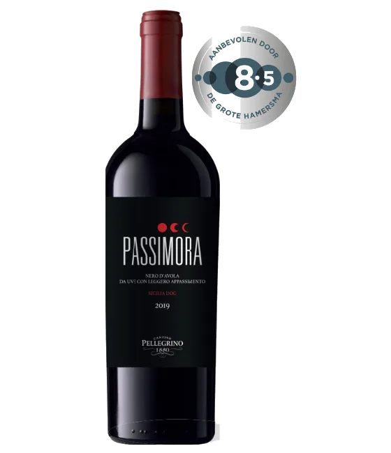 Passimora Nero d’Avola, fles bij slijterij t Bockje in Bathmen