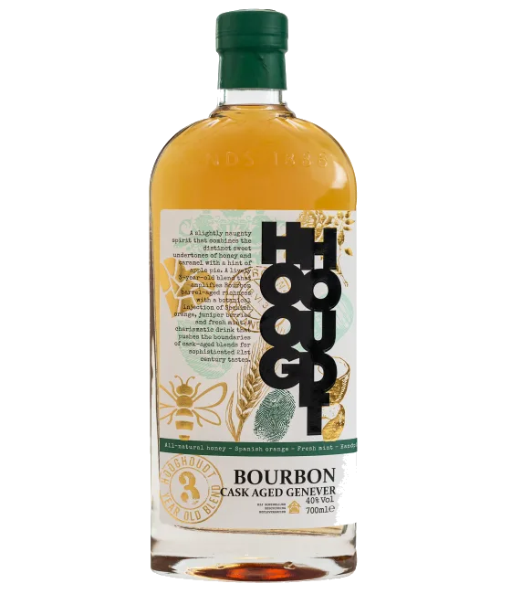 Hooghoudt Bourbon Cask Aged Jenever, fles bij slijterij t Bockje in Bathmen