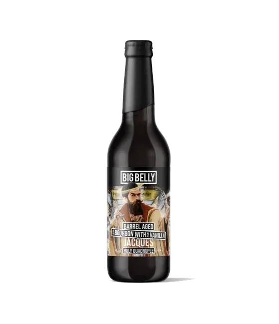 Big Belly Jacques Holy Quadruple, fles bij slijterij t Bockje in Bathmen