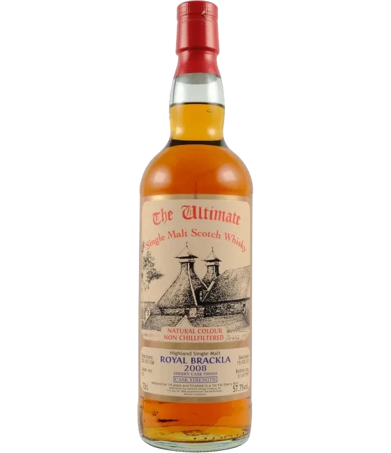 The Ultimate Royal Brackla 12 Years 2008 Cask Strength, fles bij slijterij t Bockje in Bathmen
