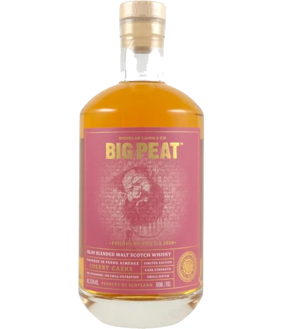 Big Peat Friends of Fèis Ìle 2026, fles bij slijterij t Bockje in Bathmen
