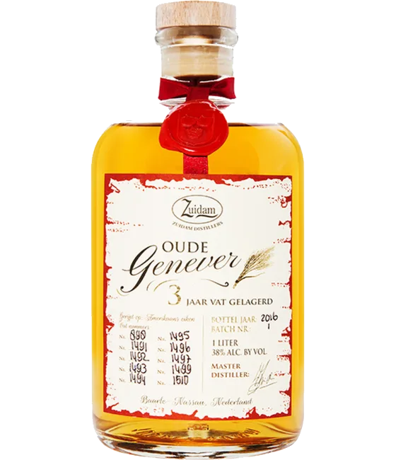 Zuidam Oude Genever 3 Jaar, fles bij slijterij t Bockje in Bathmen