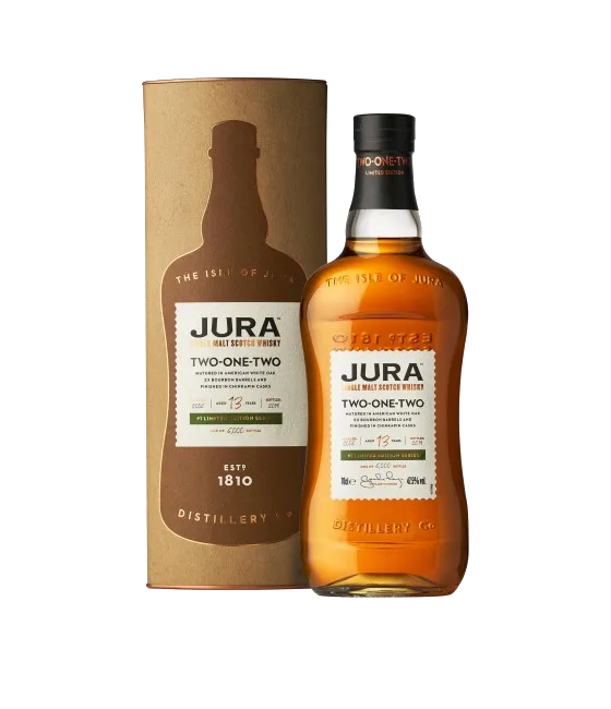 Jura 13 Years Old Two One Two (limited edition), fles bij slijterij t Bockje in Bathmen