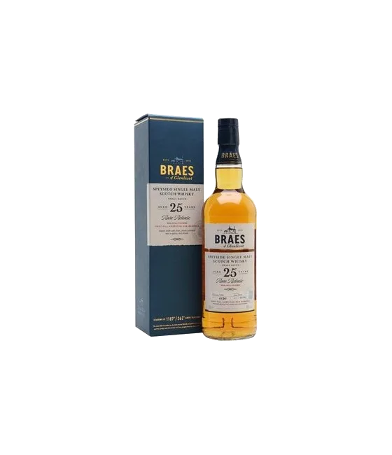 Braes Of Glenlivet 25Y. 1994, fles bij slijterij t Bockje in Bathmen