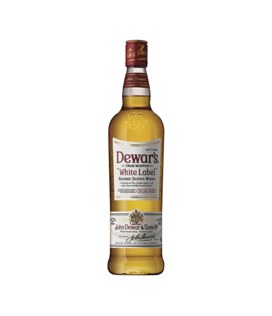 Dewar’s White Label, fles bij slijterij t Bockje in Bathmen