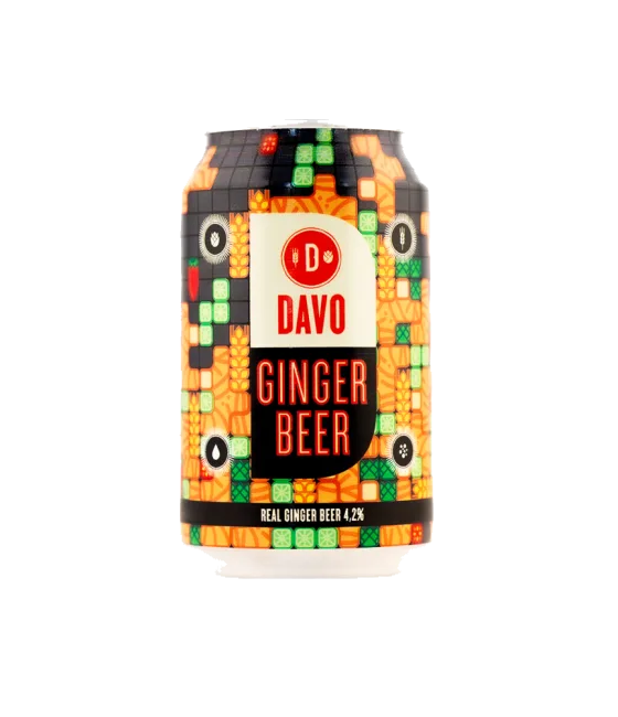 Davo Real Gingerbeer, fles bij slijterij t Bockje in Bathmen