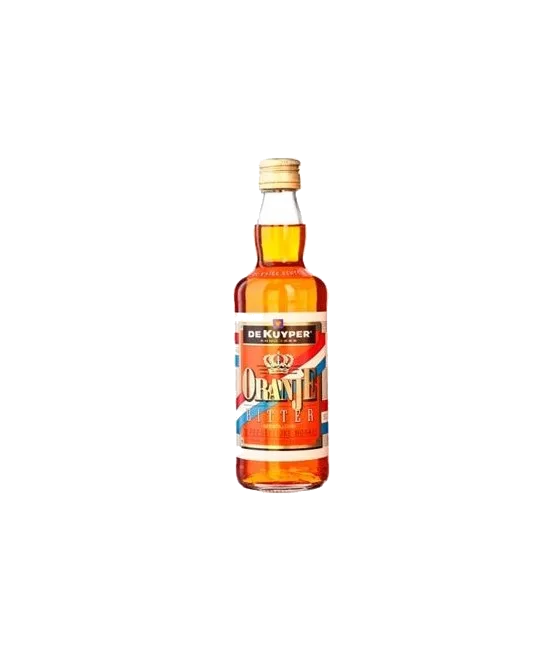 De Kuyper Oranjebitter, fles bij slijterij t Bockje in Bathmen