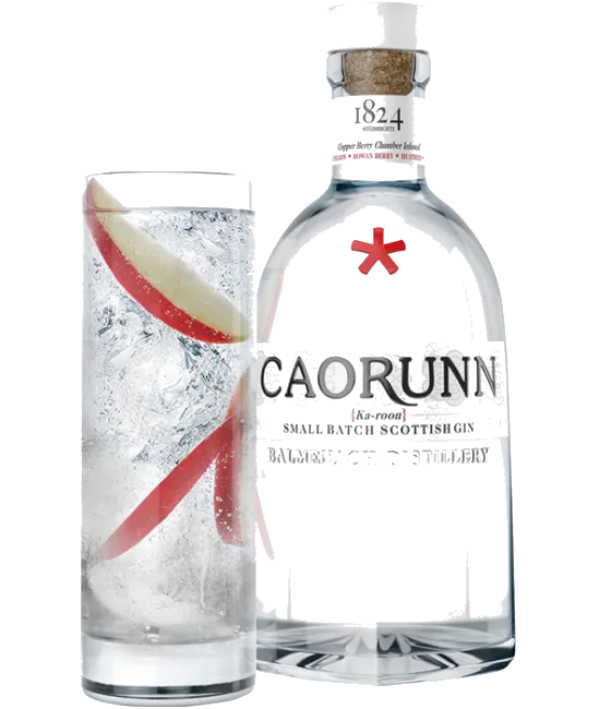 Caorunn Scottisch Gin, fles bij slijterij t Bockje in Bathmen