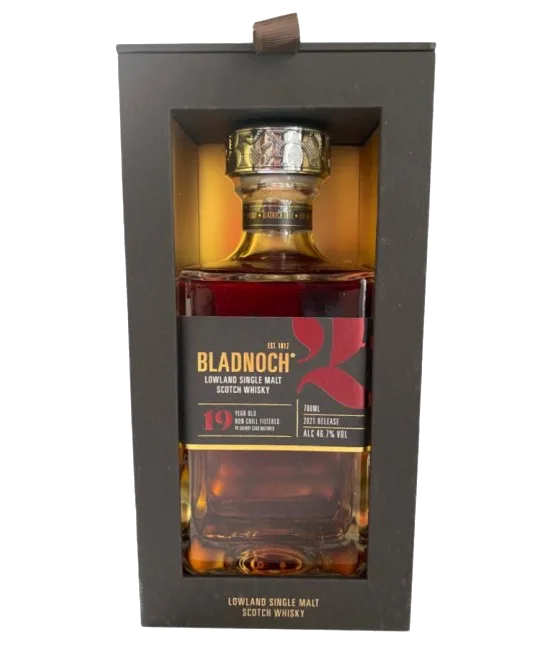 Bladnoch 19 Years Old PX Sherry Cask, fles bij slijterij t Bockje in Bathmen