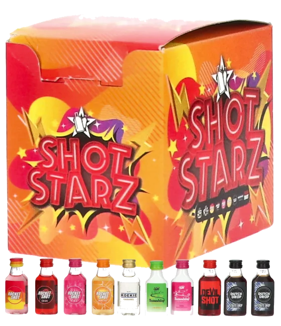 Shot Starz 10-Pack Mini, fles bij slijterij t Bockje in Bathmen