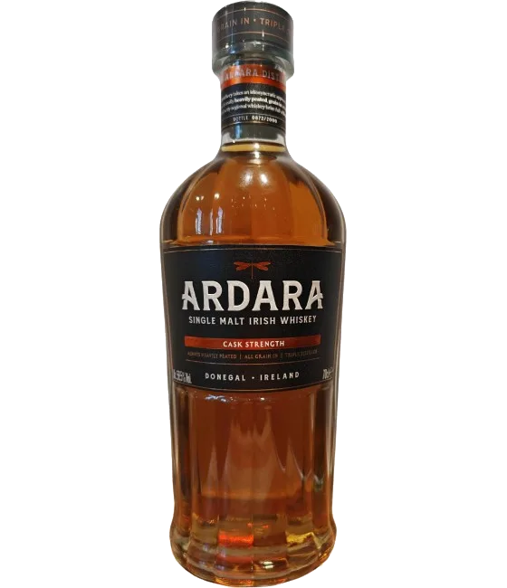 Ardara Single Malt Irish Whiskey Cask Strength, fles bij slijterij t Bockje in Bathmen