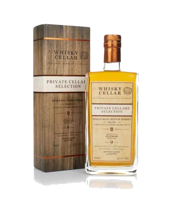 Whisky Cellar Aultmore 9Y 2011, fles bij slijterij t Bockje in Bathmen