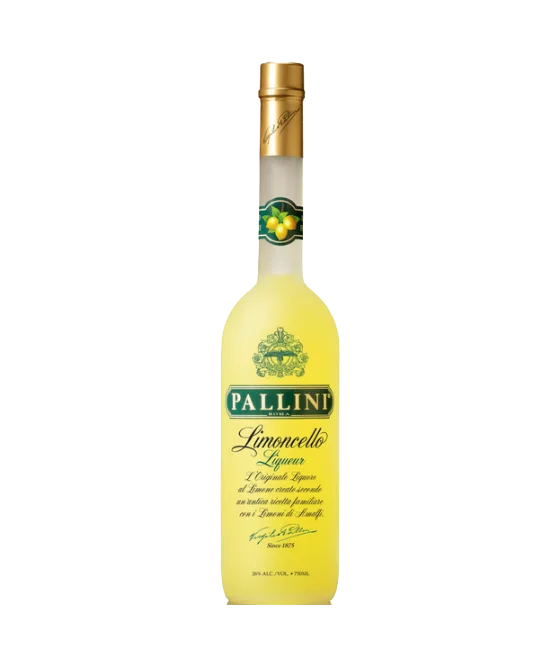 Pallini Limoncello, fles bij slijterij t Bockje in Bathmen
