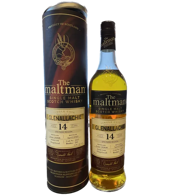 The Maltman Glenallachie 2008 14 Years Old, fles bij slijterij t Bockje in Bathmen
